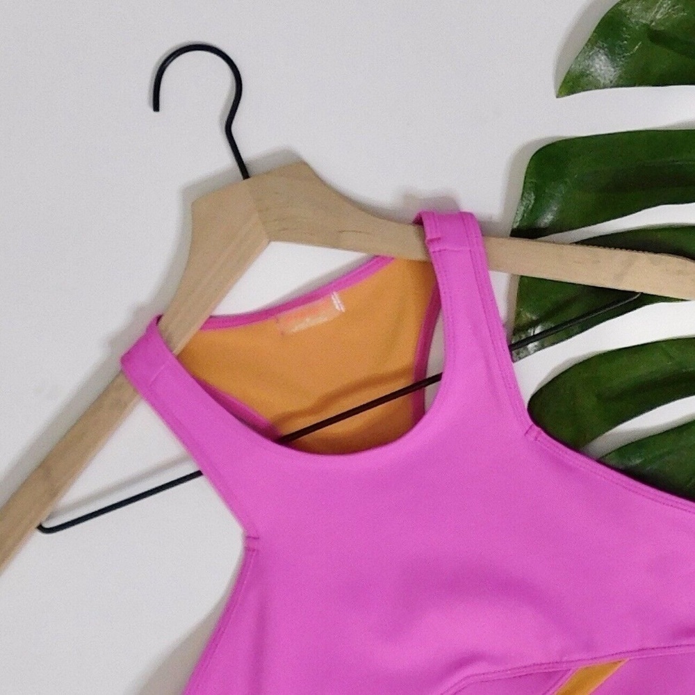 Free People Pink and Orange Sports Bra - Picture 4 of 14